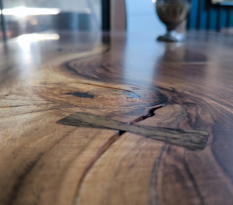 True Wood 'Open Book' Dining table