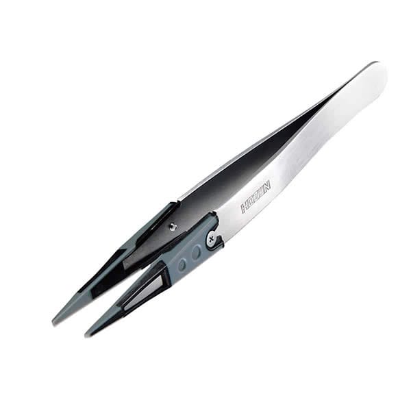 Hozan Bicycle Tool P-640-J ESD Elastomer Tip Tweezers