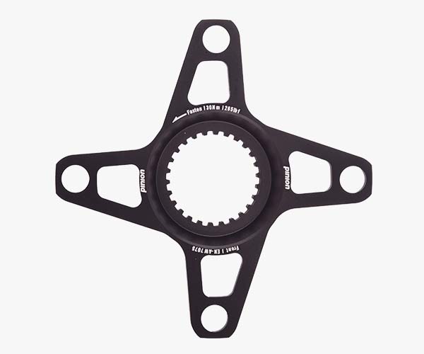 PINION SPIDER ALUMINUM BLACK ANODIZED DIRECT MOUNTING