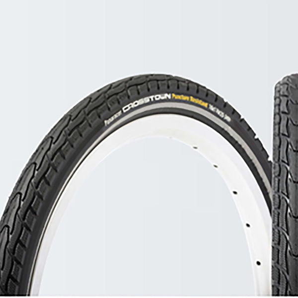 PANARACER CROSS TOWN REFLECT URBAN TYRE: BLACK 26X1.75" Wire