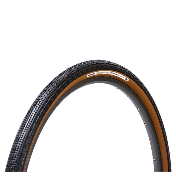 PANARACER GRAVELKING SK+ TLC FOLDING TYRE BLACK/BROWN 700X50C