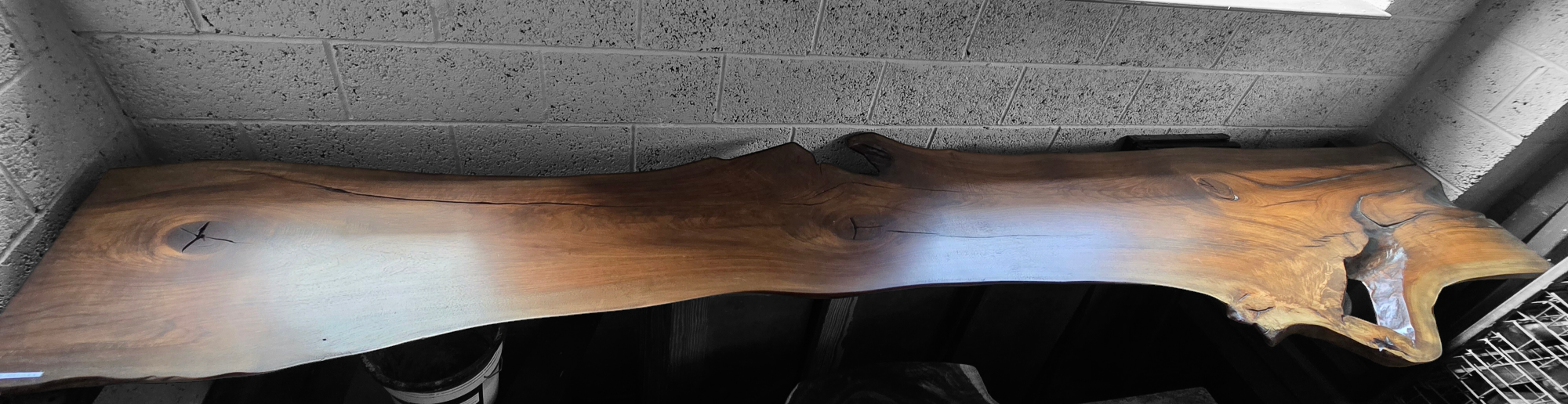 Reduxwood Walnut table top 5cm x 50cm x 373cm