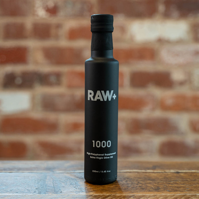 RAW+ BOOST 1000+ | High Phenolic Extra Virgin Olive Oil | 1,088 mg/kg