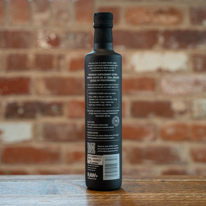 RAW+ CORE 500+ | High Phenolic Extra Virgin Olive Oil