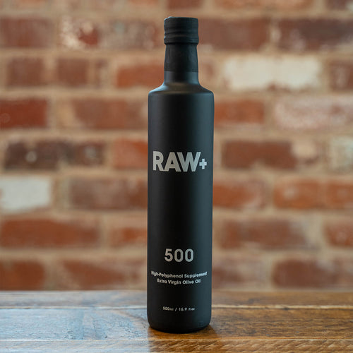 RAW+ CORE 500+ High-Phenolic Extra Virgin Olive Oil 500ml | 573 mg/kg
