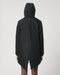 Stanley/Stella SX204 unisex padded parka jacket in Black, back detail on model