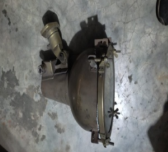 Salvaged SMALL BRASS SPOT LAMP (With Celing Hook Shiny) JTC-32