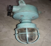 Salvaged IRON SECURITY LIGHT JTC-39