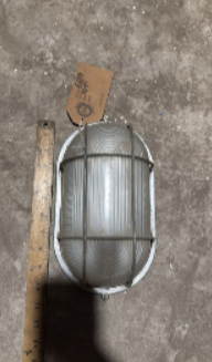 Salvaged Aluminium  Bulkhead light P-34