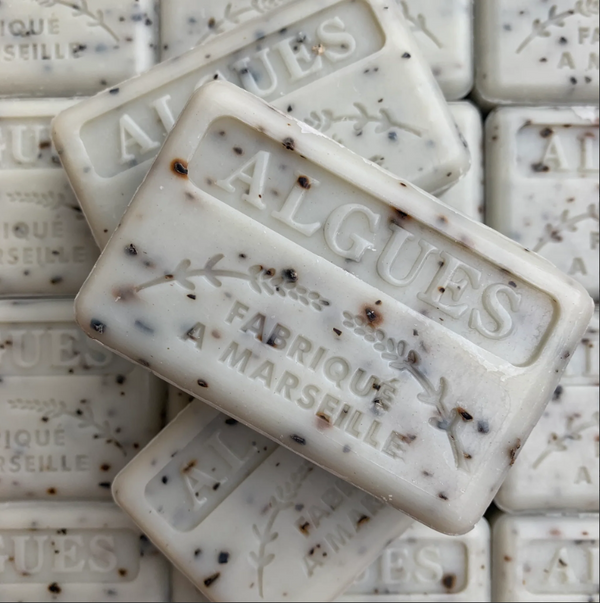 Savon De Marseille Algues ( Seaweed Exfoliating Soap ) 125g made in France