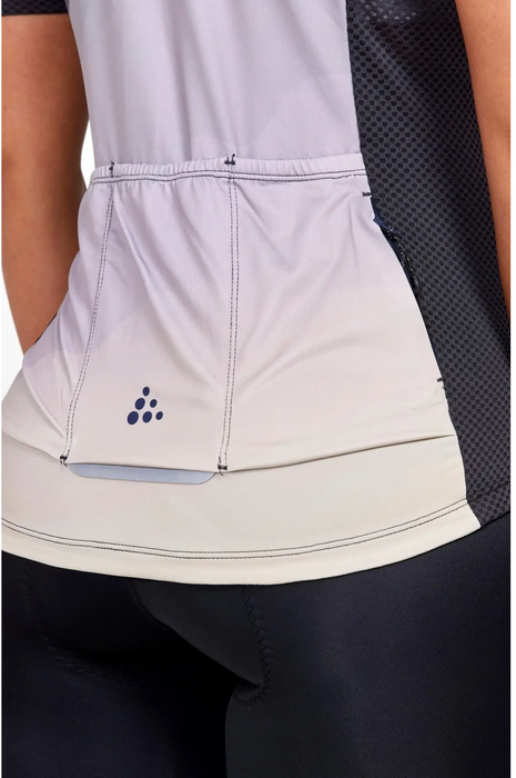 Craft ADV Endur Graphic Jersey Womens - Ecru-Multi - Beige