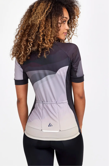 Craft ADV Endur Graphic Jersey Womens - Ecru-Multi - Beige