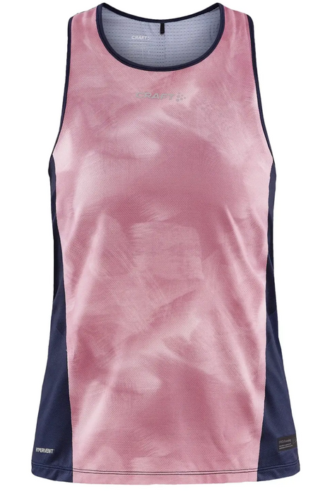 Craft PRO Hypervent Singlet W - Blaze / Multi - Pink / Navy