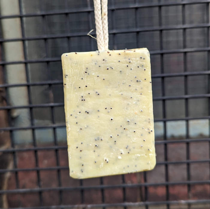 Wild Roots Poppy Exfoliator Soap Hand Made Soap