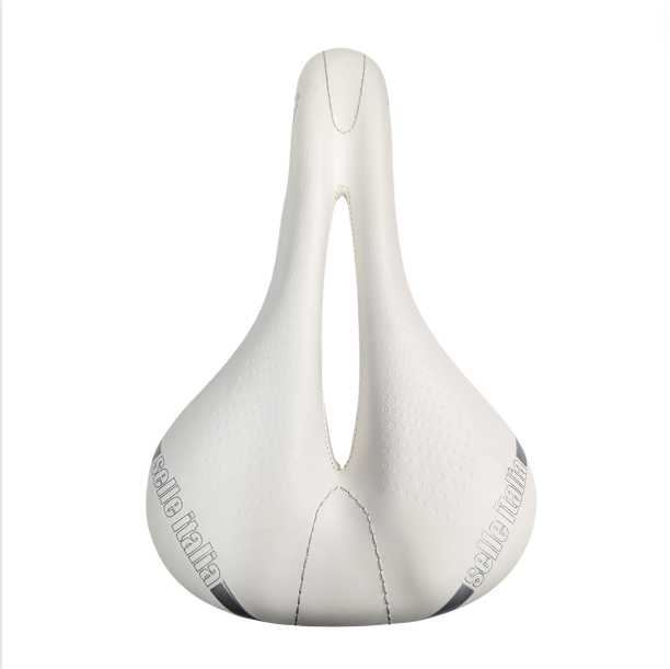 Selle Italia Lady Gel Flow White Saddle FEC Alloy Rails 262 x 162