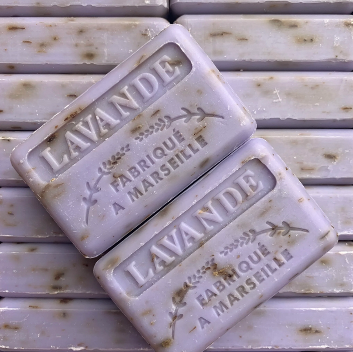 Savon De Marseille French soap Lavender Flowers 125g