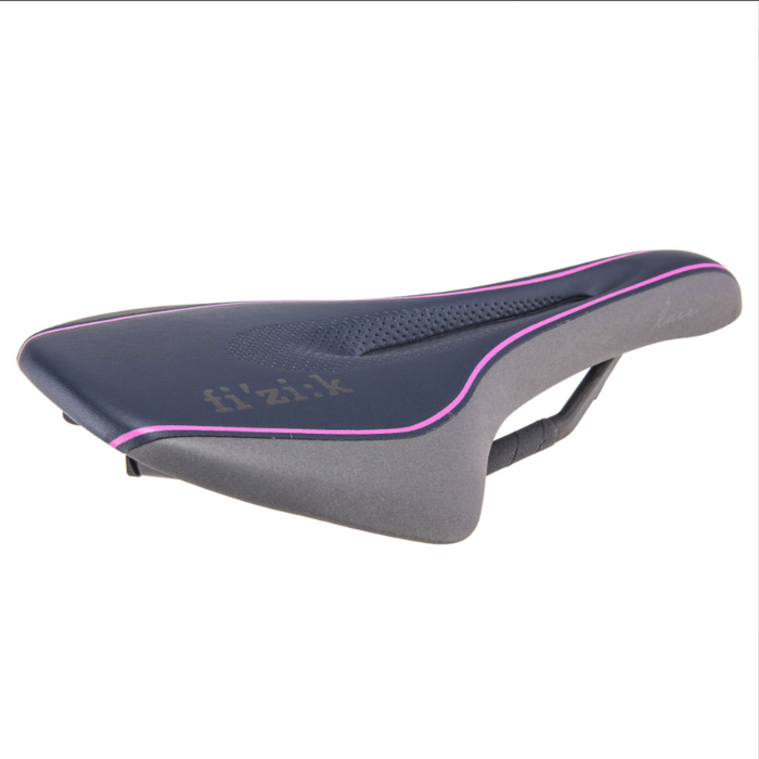 Fizik Luce Womens Road Bike Saddle with carbon braided rail 280 x 156