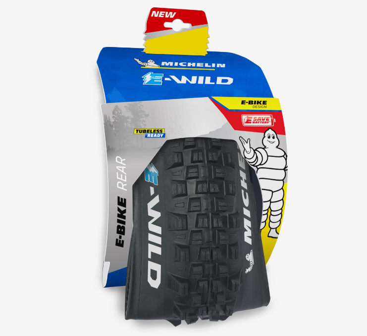 Michelin E-Wild Tyre 27.5 x 2.60" Tubeless Folding Rear RRP £64.99 E-bike Tyre