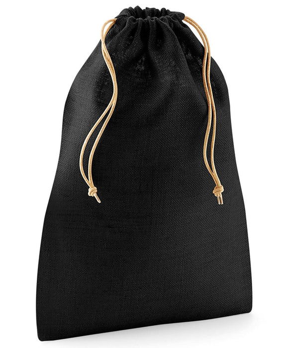 Westford Mill Jute Stuff Bag - Black