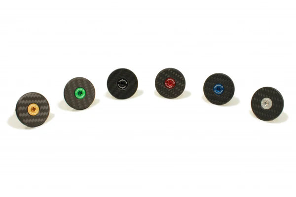 Carbon Ti X-Cap Top Cap Carbon 1 1/4"