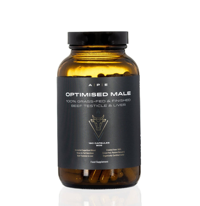 Optimised Male | Grass-Fed Beef Testicle & Liver Capsules