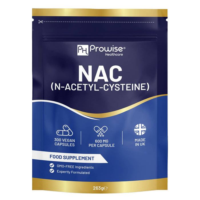 Vegan N-Acetyl-Cysteine (NAC) Nutritional Supplements 600mg