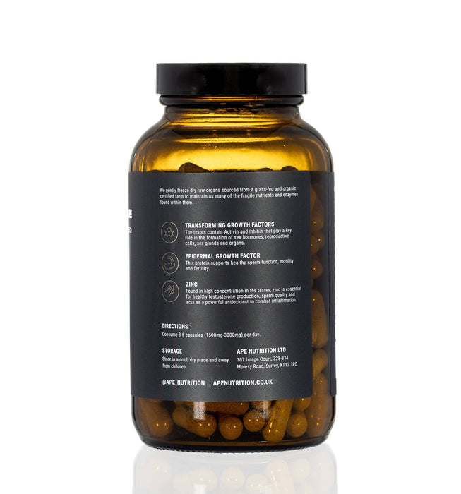Optimised Male | Grass-Fed Beef Testicle & Liver Capsules