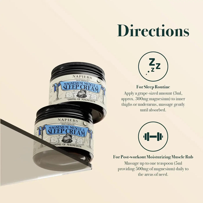 Napiers Magnesium Muscle & Sleep Cream