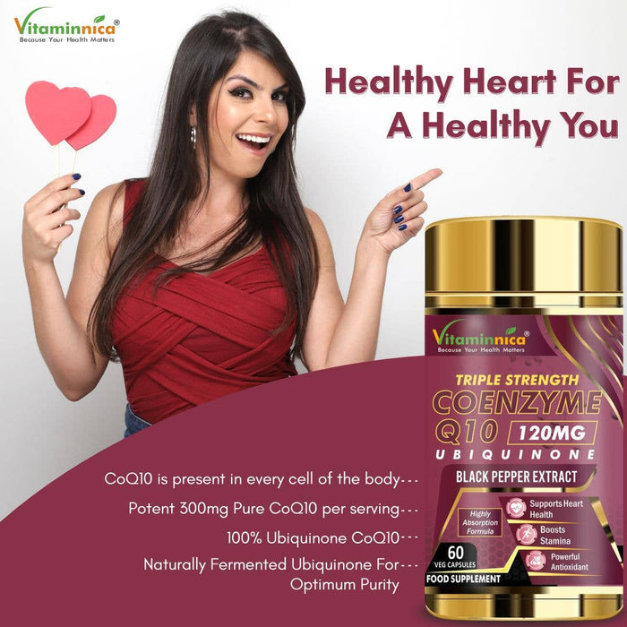 Vitaminnica Coenzyme Q10 120mg- 60 Capsules