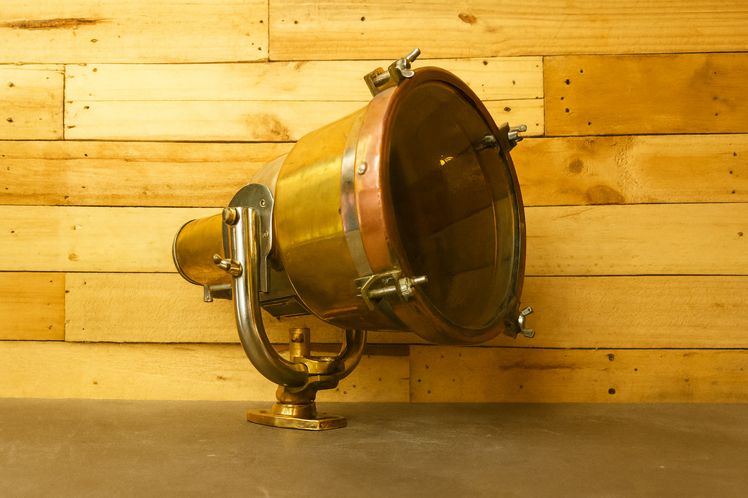 Brass and Stainless Steel Spot Light