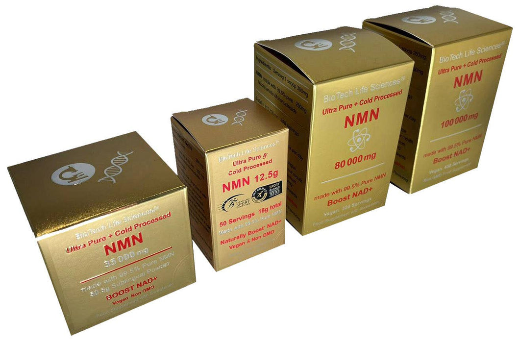 NMN NAD+ Resveratrol Vitamins - Anti-Aging powder/drink mix
