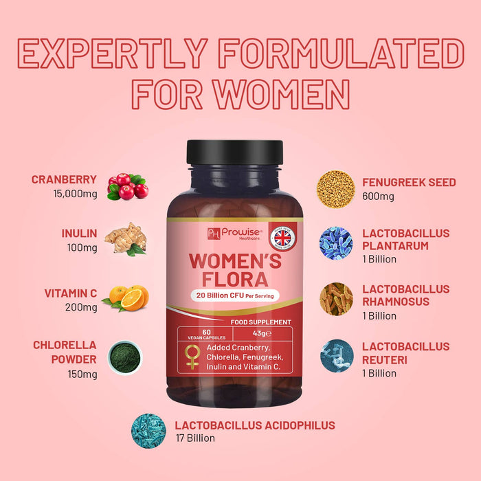 Prowise Women’s Flora 20 Billion CFU - 60 Capsules