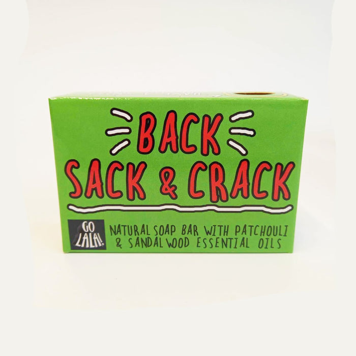 Back, Sack & Crack Soap Bar Funny Rude Novelty Gift