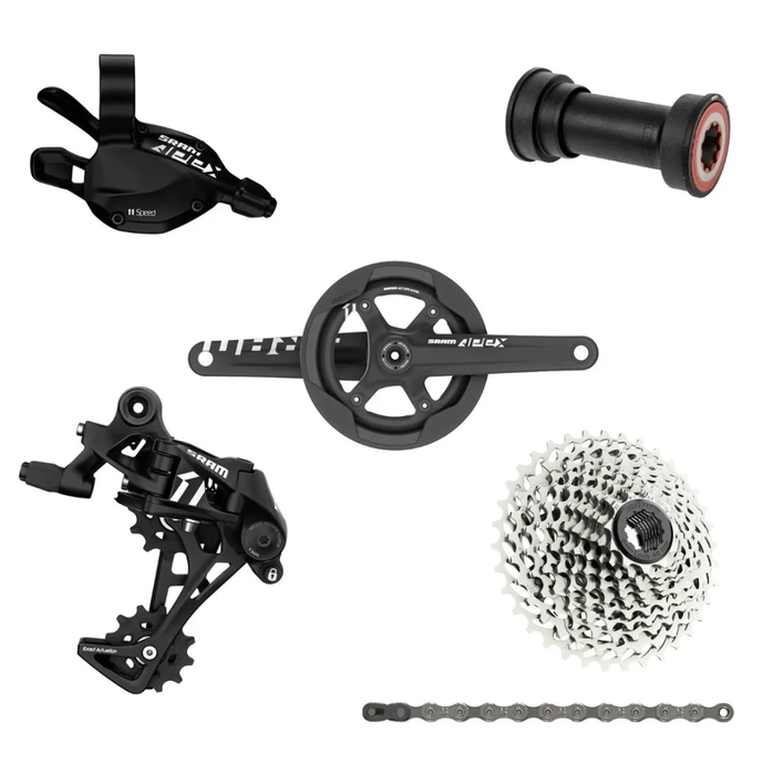 Sram Apex 1 1x11s Flat Bar Groupset 170mm