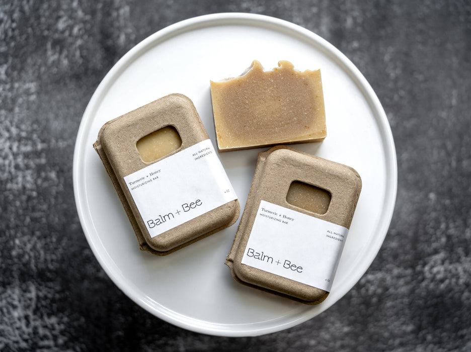 Balm and Bee Tumeric + Honey Rich and Creamy Soap 4oz