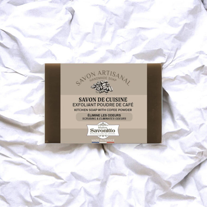 Savonitto Kitchen Soap with Coffee Grains 100g made in Provence