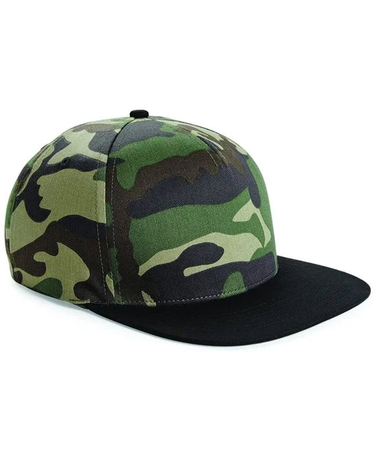 Camo Snapback Cap