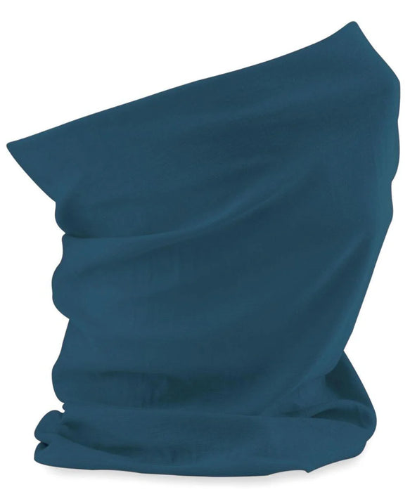 100% recycled Morf breathable snood in Petrol