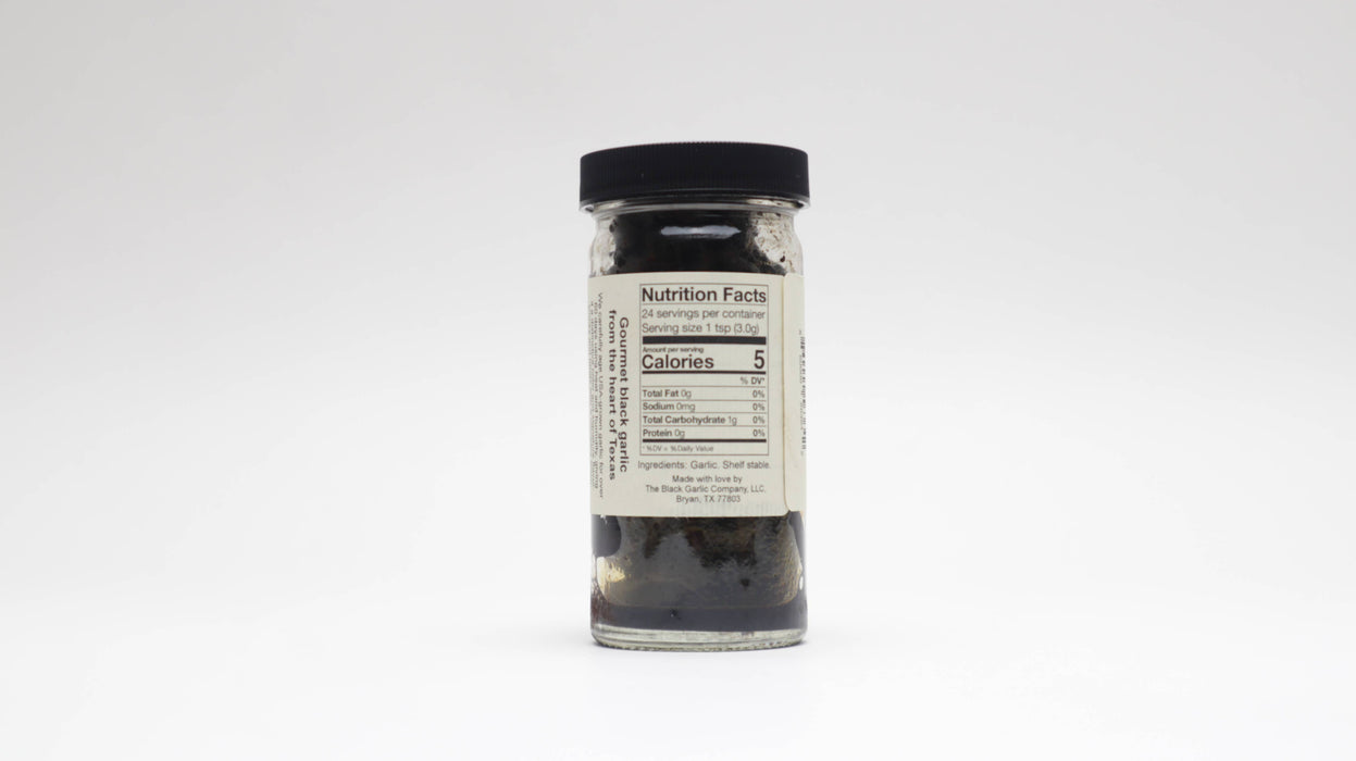 Black Garlic Cloves 4 oz Jar