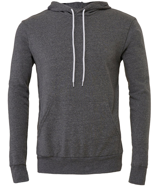 Bella+Canvas BE105 polycotton fleece pullover hoodie in Deep Heather