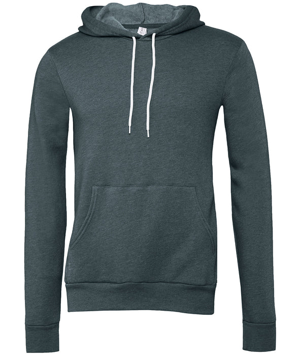 Canvas Polycotton Fleece Pullover Hoodie - Heather Slate