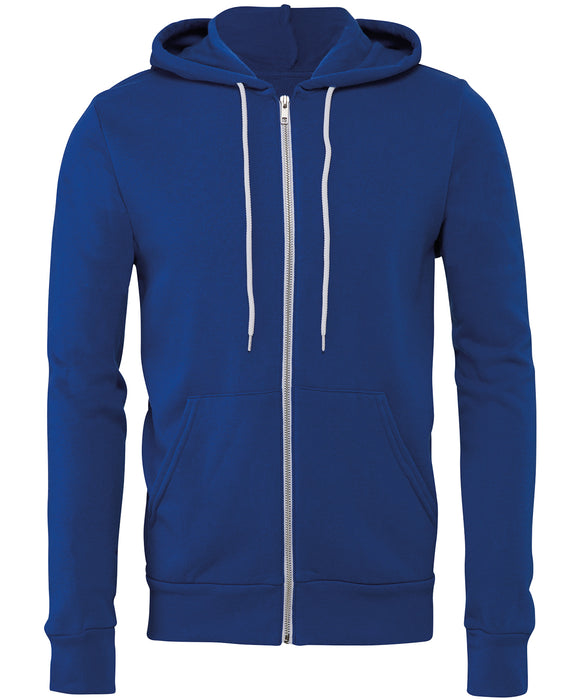 Canvas Fleece Zip-Up Hoodie - True Royal FINAL CLEARANCE