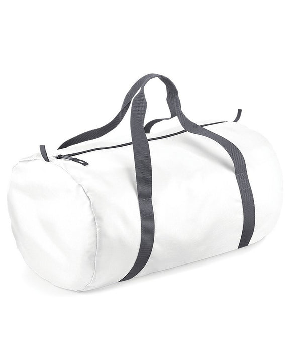 Bagbase BG150 Packaway Barrel Bag in White