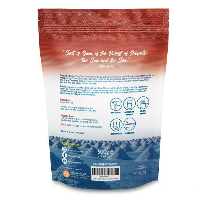 Celtic Sea Salt - Coarse Whole Real Salt | France