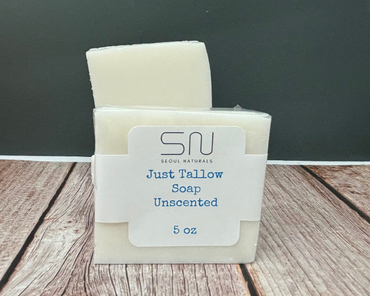 Seoul Naturals Just Tallow Unscented Soap 5oz