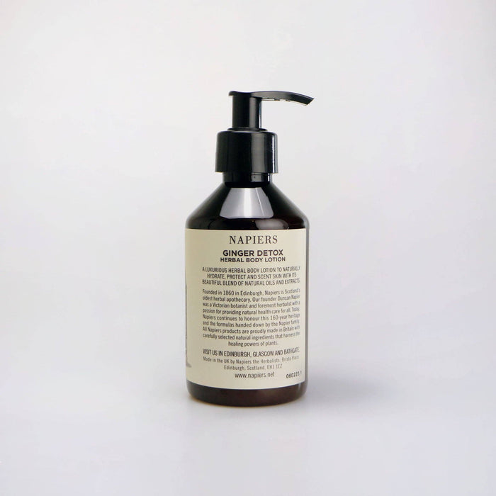 Napiers Ginger Detox Herbal Body Lotion