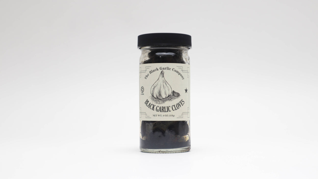 Black Garlic Cloves 4 oz Jar