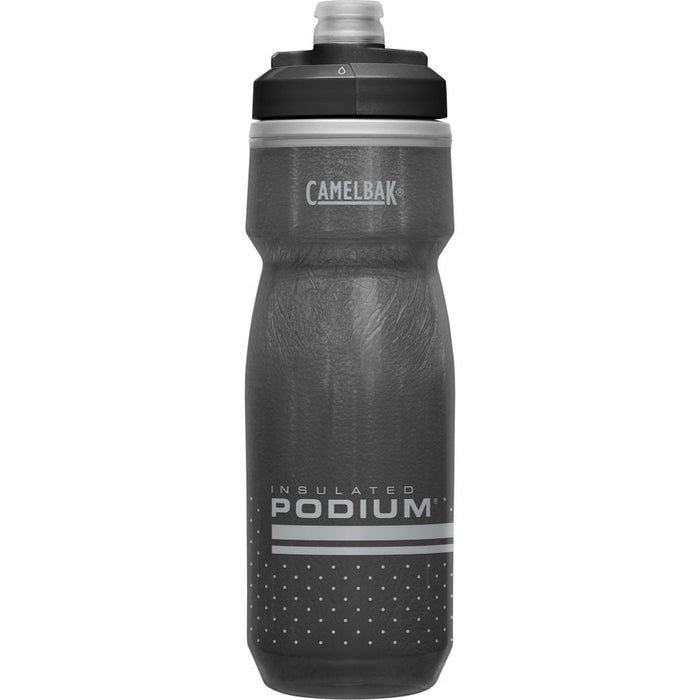 Podium Chill 710ml/24oz Insulated Bottle - Black / Fiery Red + White