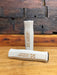 White and black Superstar Ultralight 43g foam slide-on bike grips