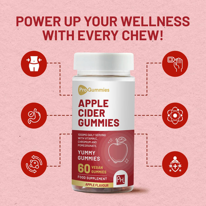 Prowise Vegan Apple Cider Vinegar Gummies | High Strength 1000mg